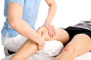 Séance de massage pour l'arthrose des articulations