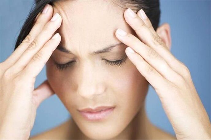 Maux de tête à ostéochondose cervicale